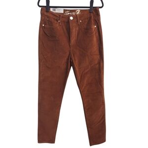 Seven7 Women's Skinny Pants in Warm Brown